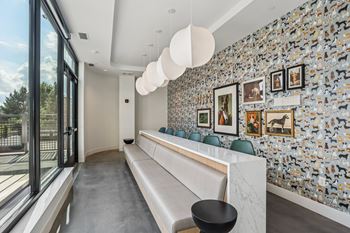 Indoor pet lounge at the pet run at The Mera in St. Louis Park, 55426